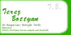 terez bottyan business card