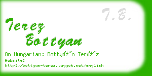 terez bottyan business card